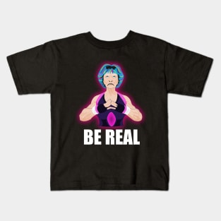 Women Wrestler Be Real Kids T-Shirt